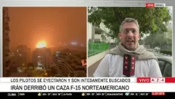 ? IRÁN DERRIBÓ UN CAZA F-15 NORTEAMERICANO: LOS PILOTOS SE EYECTARON Y SON BUSCADOS
