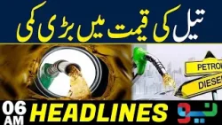 Good News! Big Drop in Oil Prices | Headlines 06 AM | NEO News