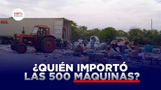 De quién eran  Hacienda destruye 500 tragamonedas nuevas en Nicaragua