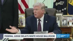 Судья распорядился приостановить строительство бального зала в Белом доме Трампа до получения одо...