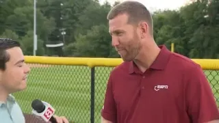 Todd Frazier discusses Darien Little League in regional final