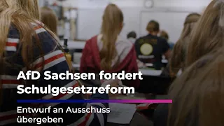 AfD Saxony calls for school law amendment
