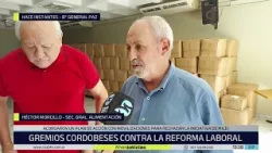 Gremios de Córdoba marcharán contra la reforma laboral de Milei