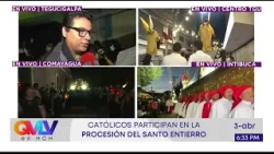 Iglesia El Calvario inicia la procesión del Santo Entierro en el centro de la capital Iglesia El Calvario inicia la procesión del Santo Entierro en el centro de la capital
