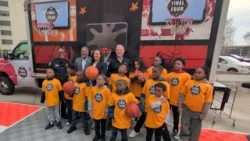 Detroit kids hit the court as 2027 Final Four countdown begins