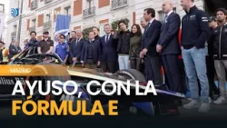 Ayuso recibe a pilotos y a organizadores del Mundial de Fórmula E