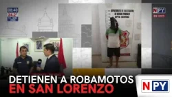 Detienen a presunto robamotos en San Lorenzo