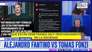 Alejandro Fantino atacó a Tomás Fonzi y Pablo Echarri salió a defender a su colega
