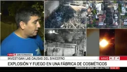 ? EXPLOSIÓN Y FUEGO EN SAN FERNANDO: INVESTIGAN LAS CAUSAS DEL SINIESTRO