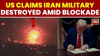 US Iran War: US Claims Iran Military Weakened, Announces Hormuz Blockade & 20% Toll | India Today