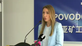 Ministarka Handanović na proslavi Dana rudara u Boru, 6. avgust 2026.(RTV Bor)