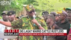 Заместитель начальника полиции Элиуд Лагат вынес жесткое предупреждение скотокрадам в Меру. #ebru...