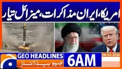 Iran successfully tests advanced Khorramshahr-4 ballistic missile| Headlines GeoNews 6AM (6Feb 2026)