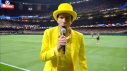 Легенда «Сэйнтс» Дрю Брисс с Саванной Бананас