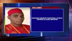 Традиционный совет королевства Окуэсан разоблачил предполагаемого самозванца. Традиционный совет королевства Окуэсан разоблачил предполагаемого самозванца.