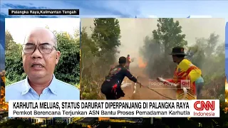 Karhutla Meluas, Status Darurat Diperpanjang Di Palangka Raya