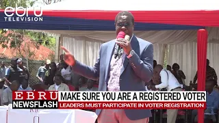 CS Wandayi says Siaya aspirants must mobilise residents to register as voters. #ebrunews