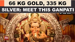 Mumbai’s King’s Circle GSB Mahaganpati Unveiled With 66 Kg Gold, 335 Kg Silver | Genesh Chaturthi