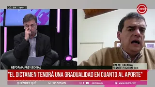 Rafael Cavagna, provincial senator for Juntos por Entre Ríos on Quién dice qué