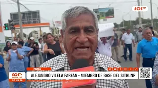 Piura: National University workers demand payment of benefits