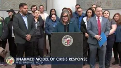 Unarmed Model of Crisis Response Press Briefing 4/3/24