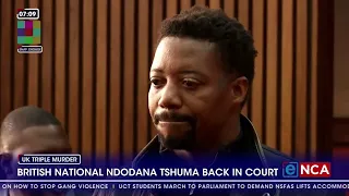 British national Ndodana Tshuma back in court