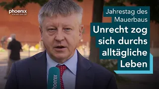 phoenix tagesgespräch mit Stefan Donth zum Jahrestag des Mauerbaus | 13.08.26