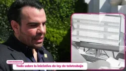 Diputado Pablo Mendoza presenta puntos clave de la iniciativa de ley de teletrabajo.