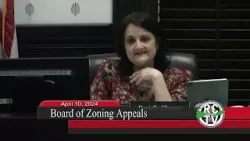 Board of Zoning Appeals - April 10, 2024