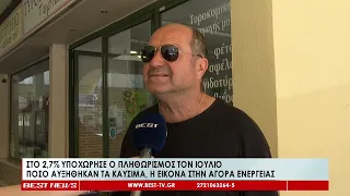 Στο 2,7% υποχώρησε ο πληθωρισμός τον Ιούλιο, Πόσο αυξήθηκαν τα καύσιμα, η εικόνα στην αγορά ενέργει