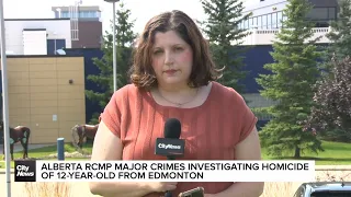 Alberta RCMP major crimes investigating homicide of 12-year-old from Edmonton