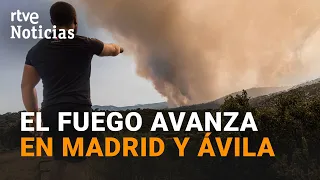 Tres incendios afectan a la Comunidad de Madrid en plena tercera ola de calor | RTVE Noticias