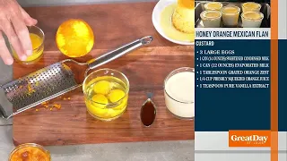 Honey Orange Mexican Flan