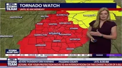 Tracking wild weather in North Georgia