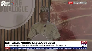We shouldn’t focus only on the resources we want to extract at the expense of the environment- Yusif