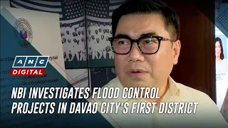 NBI investigates flood control projects in Davao City's first district | ANC