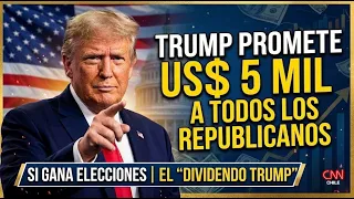 EE.UU.: Donald Trump promete dar US$ 5 mil si los Republicanos ganan en las elecciones de noviembre