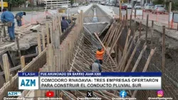 Comodoro Rivadavia: tres empresas ofertaron para construir el conducto pluvial sur