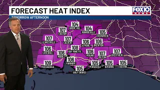Gulf Coast faces extended heat wave through next week