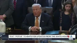 پرزیدنت ترامپ پیش بینی کرد که جمهوری اسلامی به علت اعتراضات سقوط کند