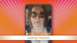 TV Oranje App Video Message - Albertje Hadders