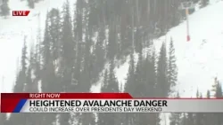 Heightened avalanche danger