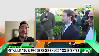 Hoy en el Mundo | Meta limitará el uso de redes sociales en adoloscentes