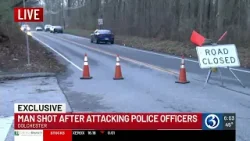 VIDEO: Man hospitalized from officer-involved shooting in Colchester