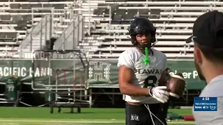 UH receiver Uiliata balances fatherhood and emerging role as ‘Bows top target