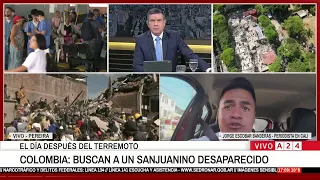 👉 THE DAY AFTER THE EARTHQUAKE IN COLOMBIA: SEARCH FOR A MISSING ARGENTINE