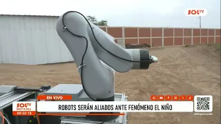 UPAO robots will be able to provide support during emergencies caused by El Niño
