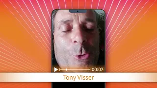 TV Oranje app video message - Tony Visser