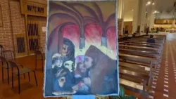 Anselmi's painting "Francis Kissing the Leper" will go to the Porziuncola 10/08/2026
