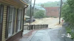 Howard county demolishes historic buildings in Ellicott City as a part of flood mitigation plans